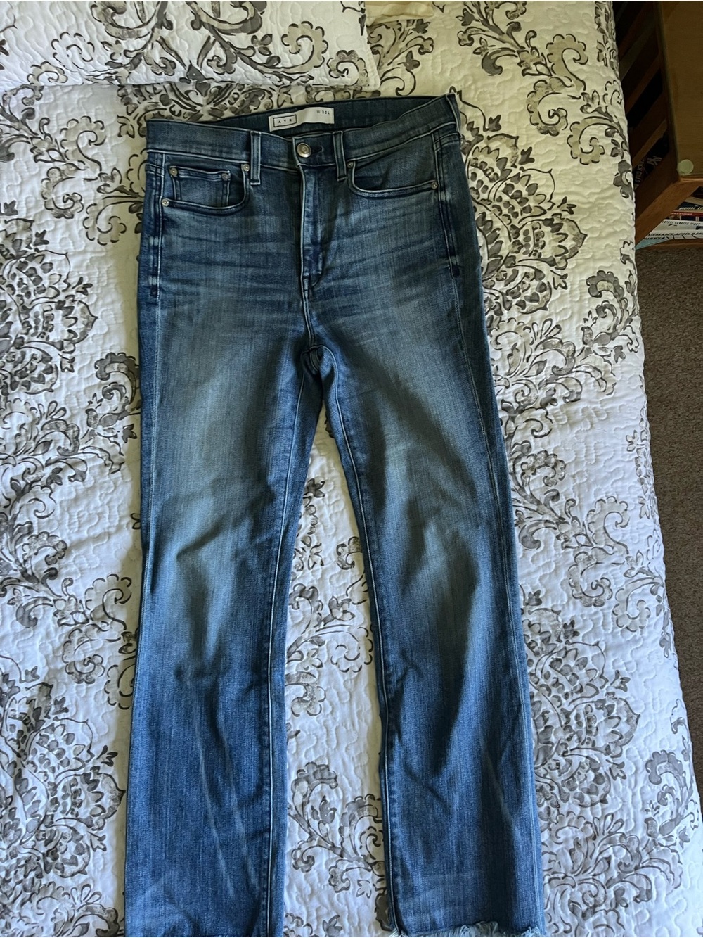 AYR Indigo Denim Straight Leg Jeans
